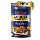 Addiction Mega Hearty Chicken Stew Chunks in Gravy Canned Dog Food 700g