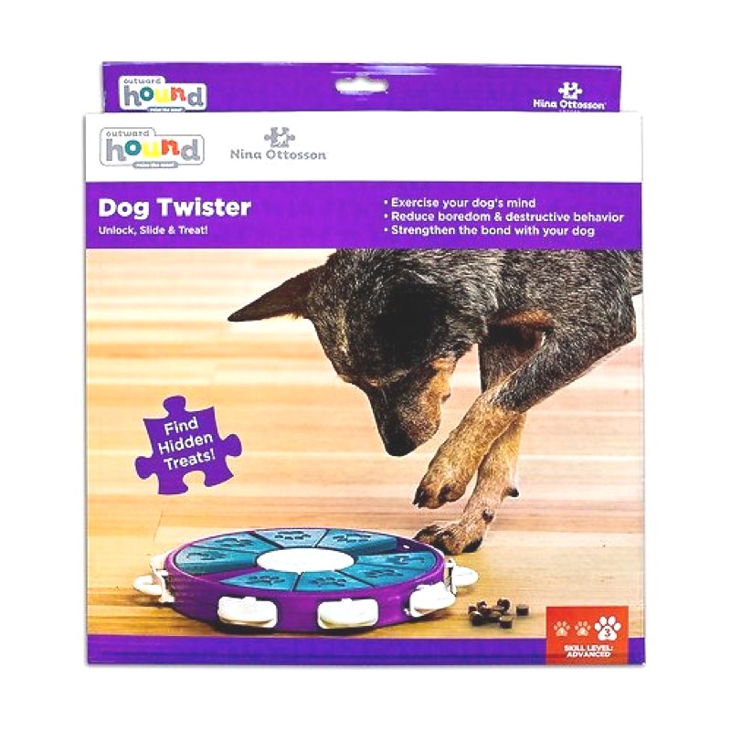 15% OFF: Outward Hound Nina Ottosson Twister Interactive Dog Toy - Kohepets