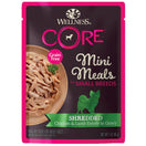 Wellness CORE Mini Meals Shredded Chicken & Lamb Entree In Gravy Grain-Free Pouch Dog Food 3oz