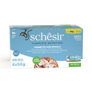 19% OFF: Schesir Tuna with Seabass in Natural Jelly Adult Canned Cat Food Multipack 50g x 6