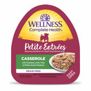 Wellness Petite Entrees Casserole Roasted Lamb Grain-Free Tray Dog Food 85g