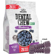 34% OFF: Absolute Holistic Boost Blueberry Medium Grain-Free Dental Dog Chews 20pc - Kohepets