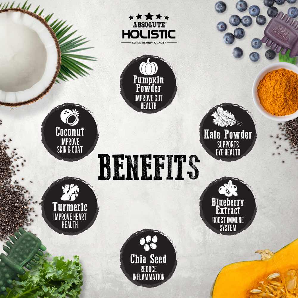 10 FOR $10: Absolute Holistic Boost Coconut Grain-Free Dental Dog Chew 25g