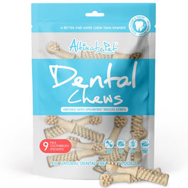 28% OFF: Altimate Pet Milk & Spearmint Toothbrush Medium Dental Dog Treats 9pc - Kohepets