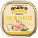 Bronco Chicken Pate Adult Grain-Free Tray Dog Food 100g