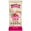10 FOR $8: Bronco Dental Chew Cranberry Dog Treat 18g