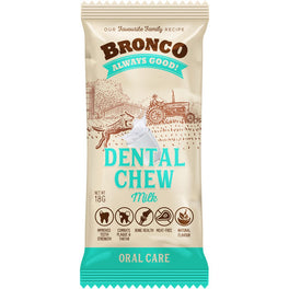 12 FOR $10: Bronco Dental Chew Milk Dog Treat 18g - Kohepets
