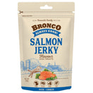 4 FOR $11.50: Bronco Jerky Salmon Flavour Chicken Dog Treats 70g