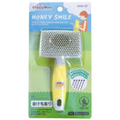 CattyMan Honey Smile Soft Round Tip Slicker Brush For Cats