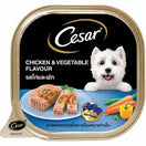 Cesar Chicken & Vegetables Pate Tray Dog Food 100g