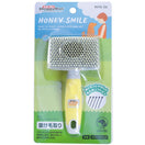 DoggyMan Honey Smile Soft Round Tip Slicker Brush For Dogs