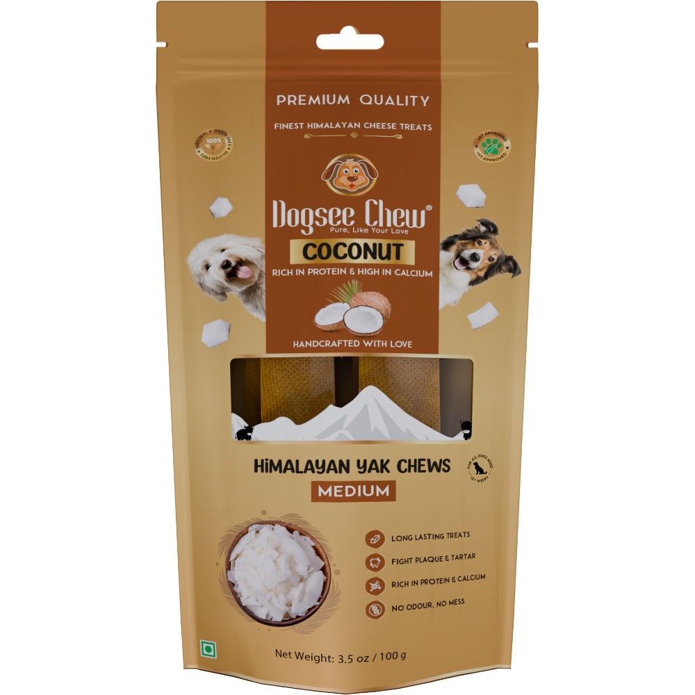 $3 OFF: Dogsee Himalayan Yak Chew Dog Treats 100g - Kohepets