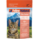 Feline Natural Lamb & Salmon Feast Pouch Cat Food 85g