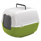 Ferplast Prima Covered Cat Litter Box - Green