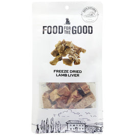 Food For The Good Lamb Liver Freeze-Dried Treats For Cats & Dogs 70g - Kohepets