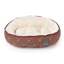 FuzzYard Reversible Dog Bed (Barcelona Maroon)