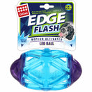 GiGwi Edge Flash Motion Activated LED Rugby Ball Dog Toy (Blue)