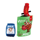 GiGwi Foody Friendz Interactive Plush Dog Toy (Beef Snack Bag)