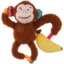 GiGwi Plush Friendz Crinkly Dog Toy (Monkey)