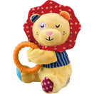 GiGwi Plush Friendz Crinkly TPR Ring Dog Toy (Lion)