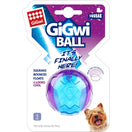 GiGwi Squeaky Ball Dog Toy (Purple/Blue)