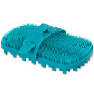 Messy Mutts Silicone Dual Sided Dog Grooming Brush With Hand Strap