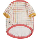 Ohpopdog Dog Raglan T-Shirt (Autumn Plaid Play)