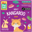 PetCubes Raw Kangaroo Frozen Cat Food 1.28kg