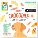 PetCubes Gently Cooked Crocodile Grain-Free Frozen Dog Food 2.24kg
