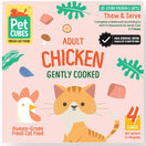 PetCubes Gently Cooked Chicken Frozen Cat Food 1.28kg