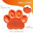 10% OFF: PetDreamHouse PAW 2-In-1 Interactive Slow Feeder For Cats & Dogs (Orange Paw)