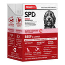 Prime100 SPD Slow Cooked Beef & Carrot Wet Dog Food 354g