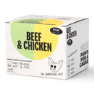 The Grateful Pet Raw Beef & Chicken Frozen Cat Food 1.02kg