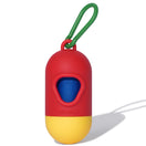 VETRESKA Chroma Dog Poop Bag Dispenser Set (Red, 1 Roll)