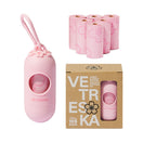 VETRESKA Cherry Blossom Dog Poop Bag Dispenser Set (7 Rolls)