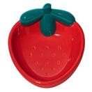 VETRESKA Strawberry Ceramic Bowl For Cats & Dogs