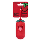 VETRESKA Strawberry Dog Poop Bag Dispenser Set (1 Roll)