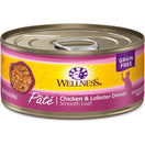 Wellness Complete Health Chicken & Lobster Pate Grain-Free Canned Cat Food 156g