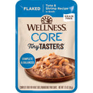 Wellness CORE Tiny Tasters Tuna & Shrimp Flaked Grain-Free Adult Pouch Cat Food 1.75oz