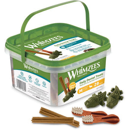 $12 OFF: Whimzees Variety Value Box Medium Grain-Free Dental Dog Treats 28pc - Kohepets