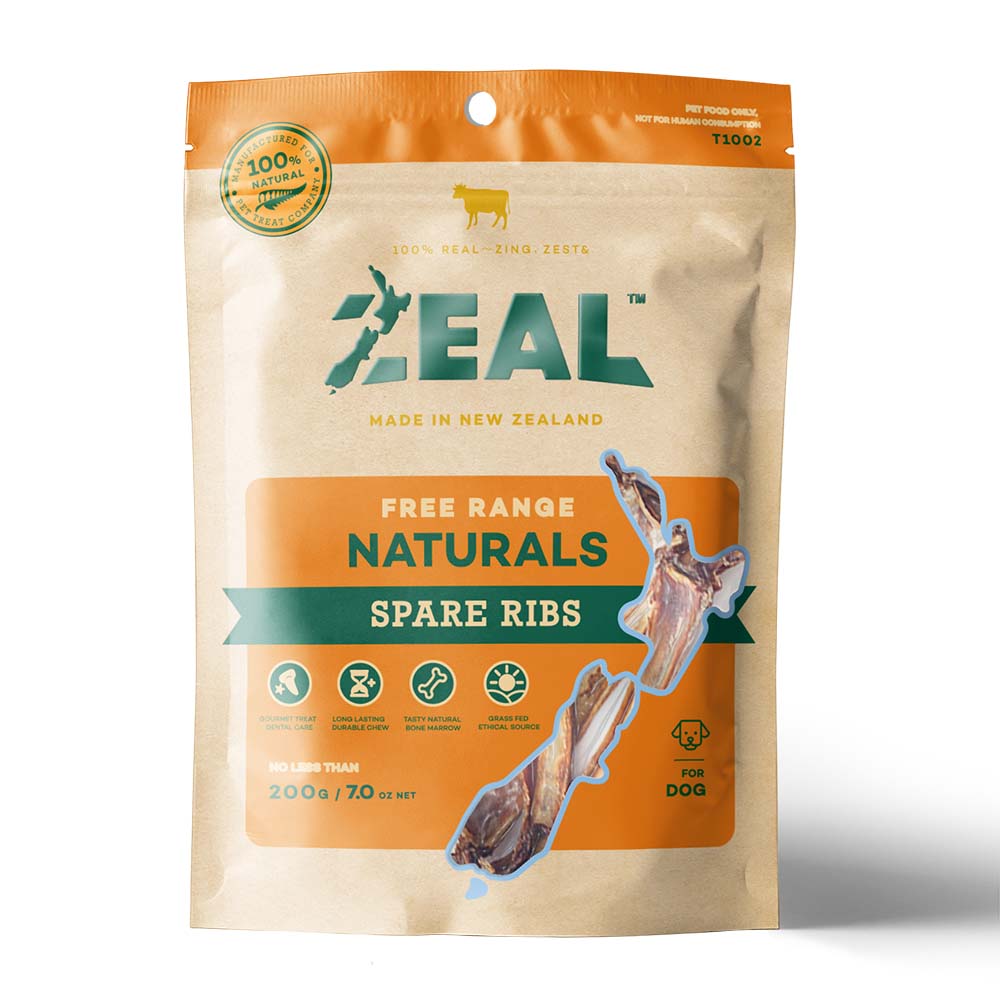 15% OFF: Zeal Free Range Naturals Spare Ribs Dog Treats - Kohepets