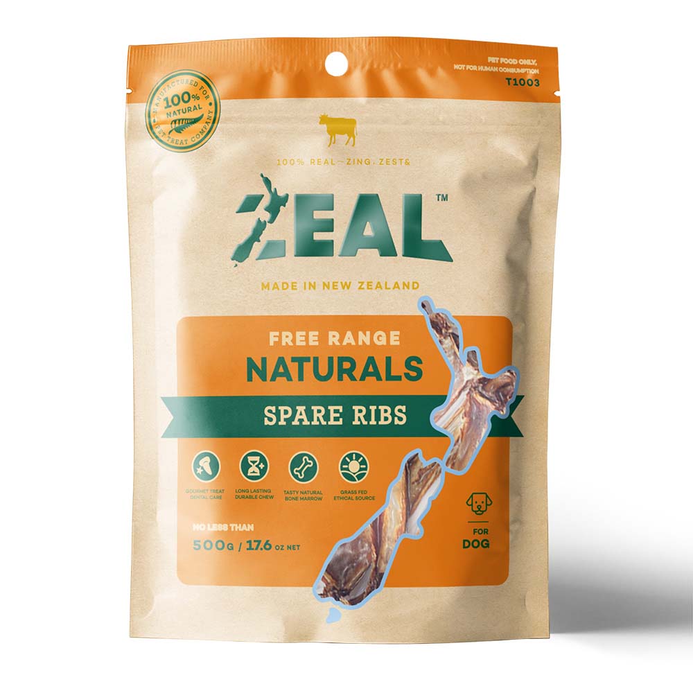 15% OFF: Zeal Free Range Naturals Spare Ribs Dog Treats - Kohepets