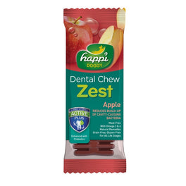 10 FOR $10: Happi Doggy Zest Apple 4 Inch Dental Dog Chew 25g - Kohepets