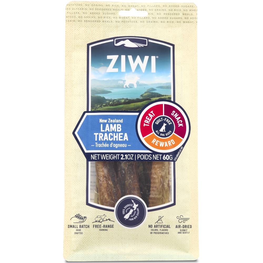 20% OFF: Ziwi Peak New Zealand Lamb Trachea Dog Chew 60g - Kohepets